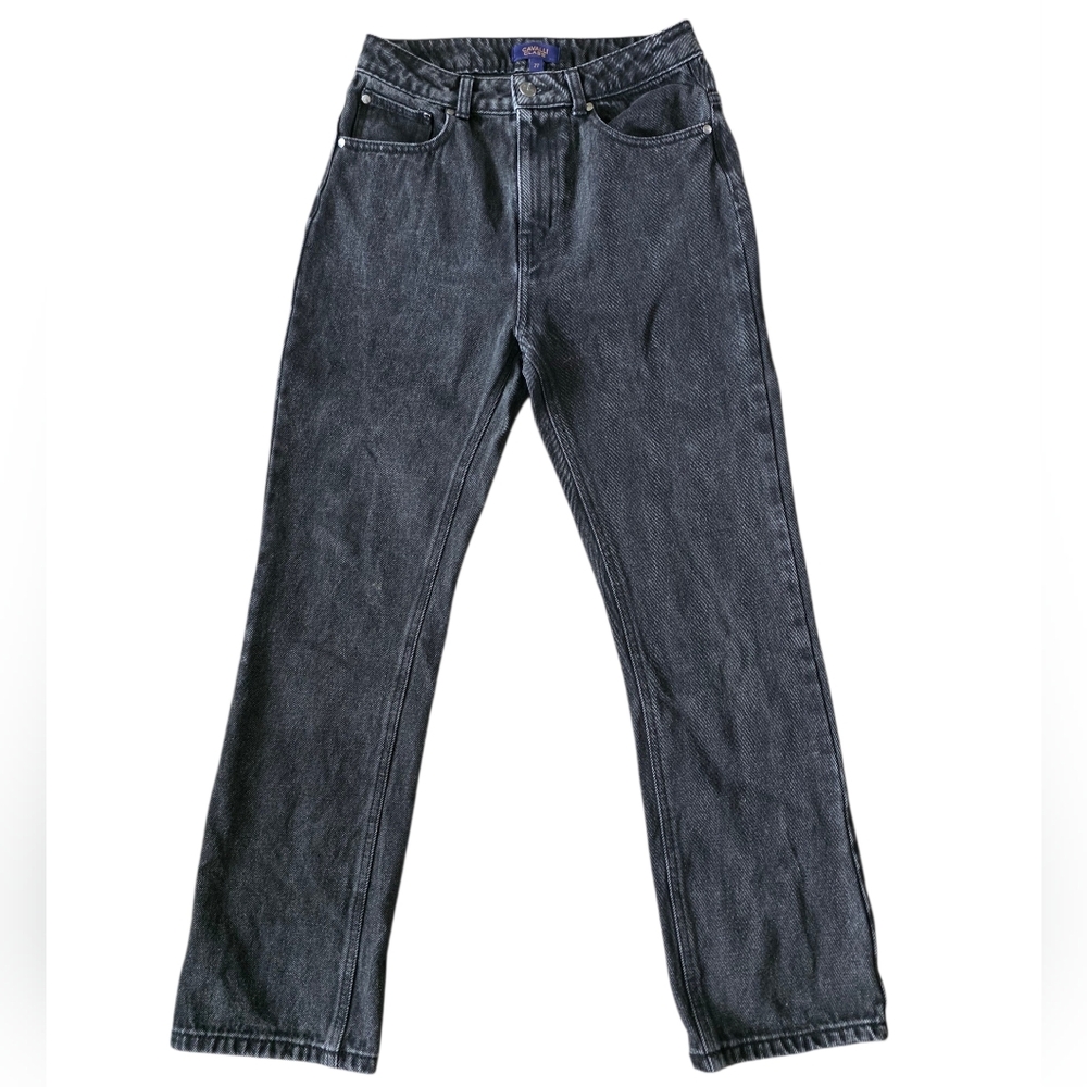Cavalli Class Straight Leg Black Denim Jeans